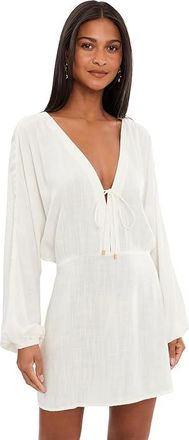 L*Space Deia Mini Dress Womens Dress Cream : XL, Viscose