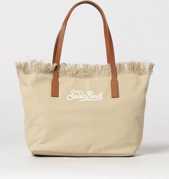 MC2 Saint Barth Borsa in cotone con logo ricamato