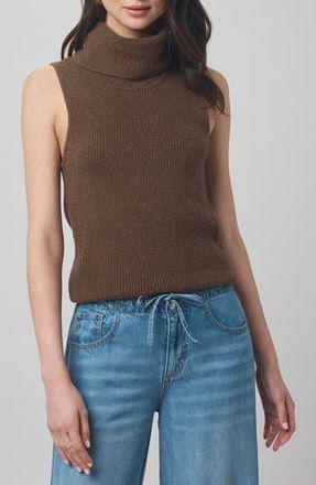 Splendid x @cellajaneblog Sleeveless Turtleneck Sweater in Truffle at Nordstrom Rack, Size X-Large