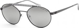 Michael Kors Mens MK1083-11226G-55 MK1083 55 11226G Milos Sunglasses - Black - One Size