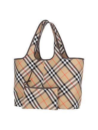 Burberry Womens Bags Beige Cotton