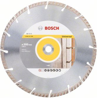 Bosch 2608615068 Disco De Corte De Diamante Standard Universal 300x20mm