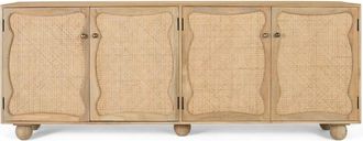 Giner&Colomer Aparador de madera de mango con 4 puertas y dise&ntilde;o artesanal