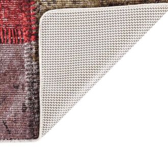 Berkfield Home Rug Washable Patchwork 160x230 cm Multicolour Anti Slip | Size: 100 cm diameter