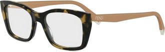 Fendi Way Optical Frame - unisex - Brillen - Veelkleurig - 53 MM - Accessoires