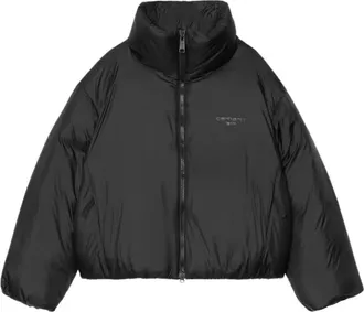 Carhartt Work in Progress Black Demi Synthetic-Down Recycled Nylon Puffer Jacket