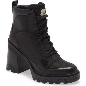Sorel Brex Waterproof Bootie in Black Black at Nordstrom Rack, Size 7.5