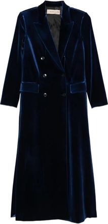 Blanca Vita Cappotto doppiopetto - Blu