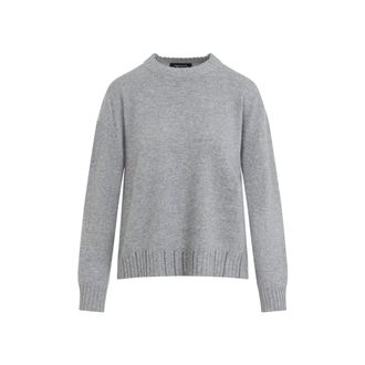 Fabiana Filippi Wool-Cashmere Blend Sweater With Ribbed Hem