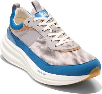 Cole Haan &Oslash;riginal Grand Quadstar Running Shoe in Paloma /Dark Blue /Ivory at Nordstrom Rack, Size 11.5