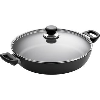 Scanpan Classic 12 Inch Chef Pan with Glass Lid in Black at Nordstrom