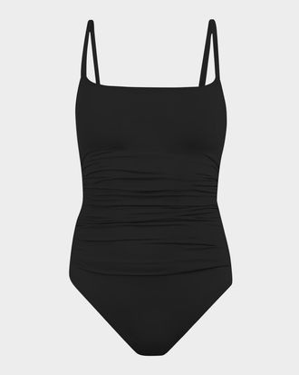 La Blanca Plus Size Island Goddess Lingerie One-Piece Swimsuit