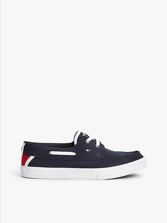 Tommy Hilfiger Canvas Boat Shoe Trainers
