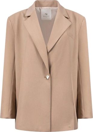 Nukus Nukus - Darcey Blazer - Dames - Jassen - Beige - Maat: S
