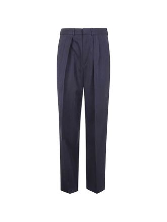 Tom Ford Solid Satin Stripe Double Pleat Pants