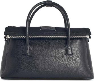 Maison Margiela 5Ac East West Black Leather Bag