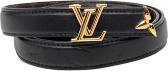 Louis Vuitton Pre-owned Vintage Monogram Belt - Dames - Vintage Accessoires - Zwart - ONE Size - Leer - Vintage