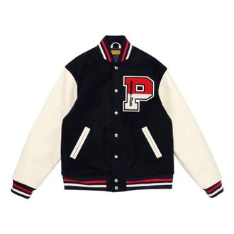 Human Made x Pokemon Made Pikachu Varsity Jacket Navy XX30JK004-NAVY