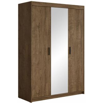 Mirjan24 Mobilier1 - Armario Novduni 102, Roble De Lefkada, 191x133x53cm, Puertas De Armario: Con Bisagras, N&uacute;mero De Estantes: 0