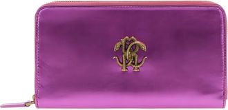 Roberto Cavalli Portafoglio con zip - Rosa