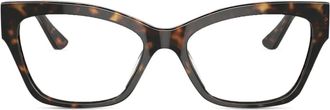 Vogue Eyewear Occhiali cat-eye con effetto tartarugato - Marrone
