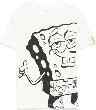 Stella McCartney x SpongeBob SquarePants printed T-shirt - kids - Organic Cotton - 4 - White