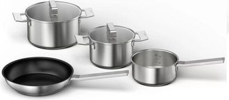 SIEMENS Juego De Utensilios De Cocina De Acero Inoxidable De 4 Piezas - Hz9se040 Siemens