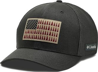 Columbia Tree Flag Mesh Ball Cap Traditional Hats Shark/Shark : XXL (7 3/8-8), Cotton/Mesh