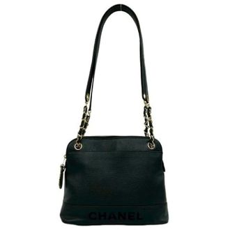Chanel Pre-owned Vintage Shoulder Bag - Dames - Pre-owned - Zwart - Maat: ONE Size Leer
