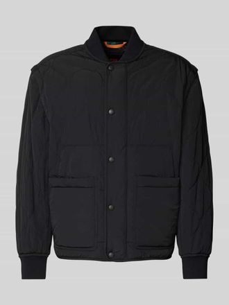 Boss Orange by Hugo Boss BOSS Orange Jacke mit Stehkragen Modell Omore in Black, Gr&ouml;&szlig;e 50