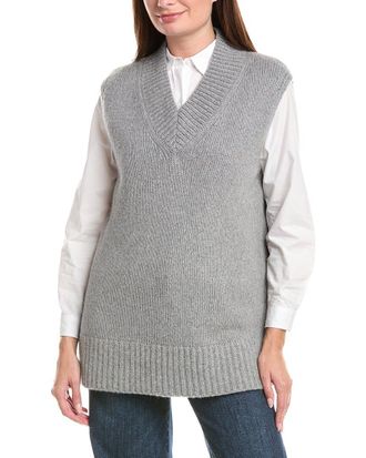 Lafayette 148 New York Chunky Wide Cashmere & Wool-Blend Sweater