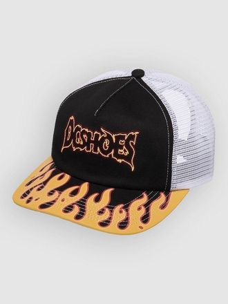 DC Burning Brim Kids Gorra negro
