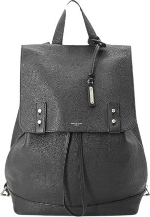 Saint Laurent Pre-owned Backpack - unisex - Vintage Rugzakken - Zwart - ONE Size - Leer - Vintage