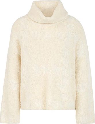Marc Cain Rollkragenpullover Gebreid in Duitsland - Dames - Coltruien - Wit - S - Truien & Vesten