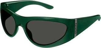 Gucci Tijdloze Glamour Zonnebril - Dames - Zonnebrillen - Groen - ONE Size - Accessoires