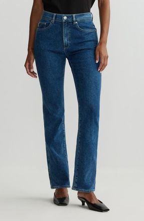 DL1961 Patti High Waist Straight Leg Jeans in North Beach at Nordstrom, Size 27