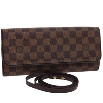 Louis Vuitton Clutch in Canvas Pre-owned - - Pre-owned - Donna - Marrone - ONE SIZE