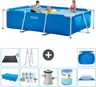 Intex Piscina Con Estructura Rectangular - 300x200x75 Cm - 7-piezas S30224