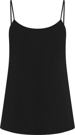 Alberta Ferretti Mouwloze Top van Zachte Stof - Dames - Tops zonder mouwen - Zwart - XS - Tops