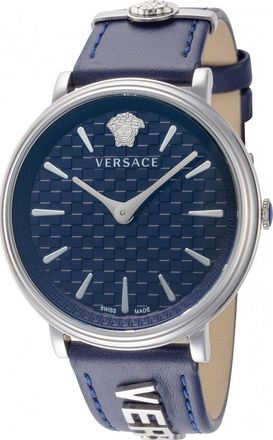 Versace Womens VE8104222 Ladies V Circle Watch - Silver - One Size