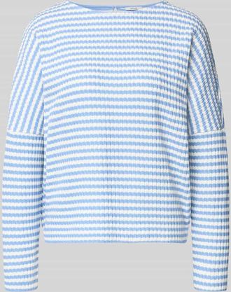 OPUS Relaxed Fit Pullover in Strick-Optik Modell Gresh in Hellblau, Gr&ouml;&szlig;e 36