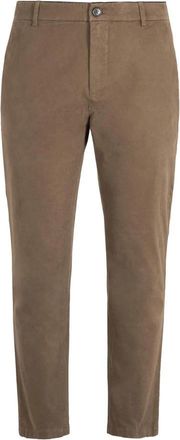 Department Five Tailored Katoenen Twill Broek - Heren - Chinos - Bruin - W32 - Katoen - Broeken