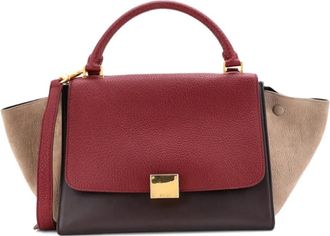 Celine Tricolor Trapeze Bag Leather Small satchel - Veelkleurig