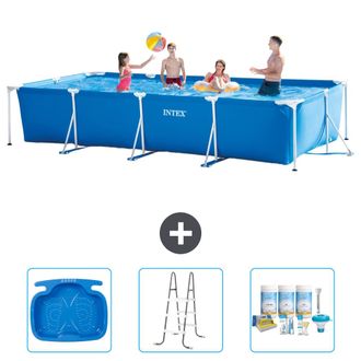 Intex Piscina Con Estructura Rectangular - 450x220x84 Cm - 6-piezas S22363