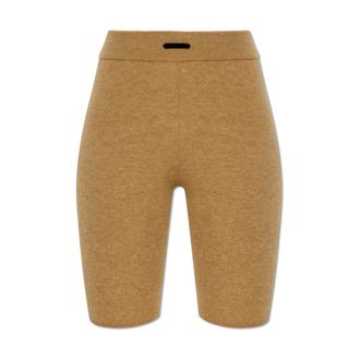 Fear of God Rib Knit Bike Short - Dames - Korte Broeken - Beige - XS - Tweed - Korte Broeken