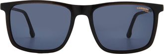 Carrera Blue Square Unisex Sunglasses CARRERA 231/S 009Q/KU 55