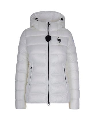 Blauer Optic White Caroll Water-Repellent Micro Rip Nylon Jacket