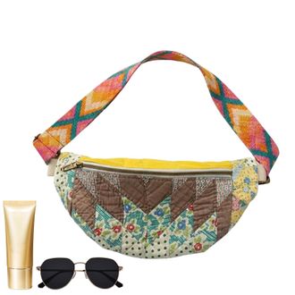 Generic Bohemian Shoulder Bag, Portable Storage Tote Bag, Large Size Storage Pouch, Travel Handbag with Pockets, Canvas Fabric Travel Pouch, Everyday Purse fo