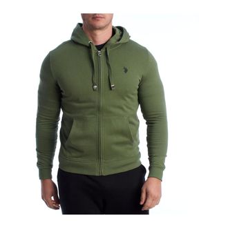 U.S.Polo Association U.s. Polo Assn., Hoodies & sweatvesten, Heren, Groen, S, Katoen, Hoodies