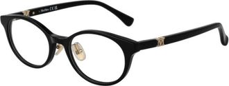 Max Mara Moderne Zwarte Optische Monturen - Dames - Brillen - Zwart - ONE Size - Accessoires